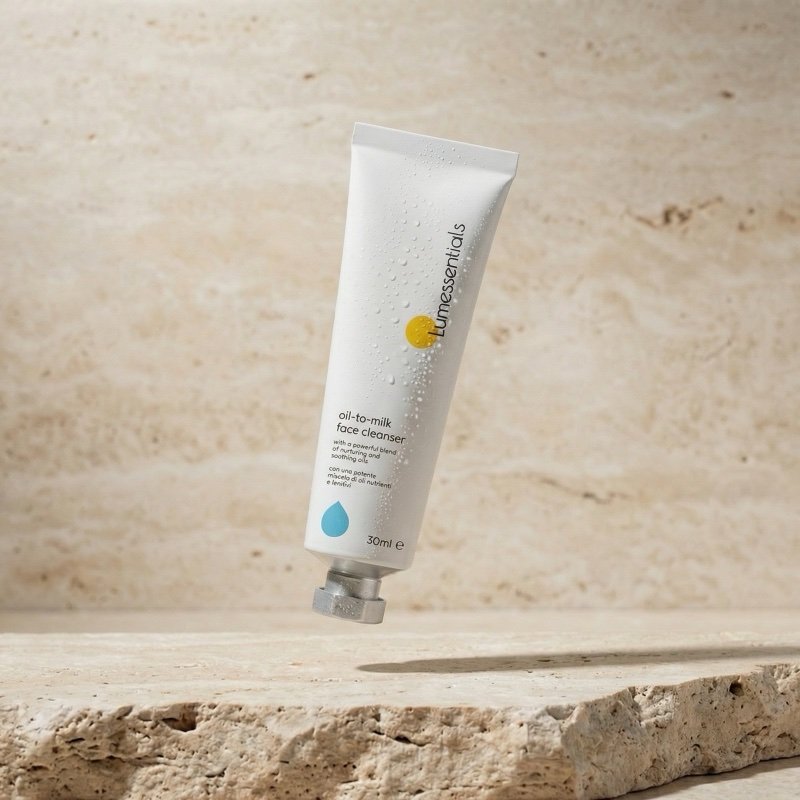 Oil-to-milk face cleanser